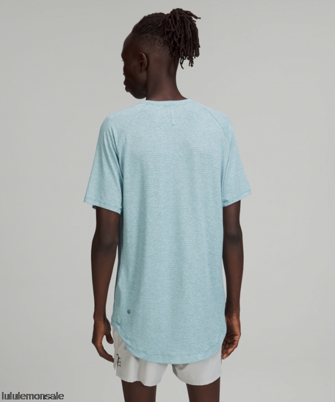 Lululemon Deutschland DELULU808 | Lululemon Deutschland Heathered Crest Drysense Trainings-Kurzarmshirt
